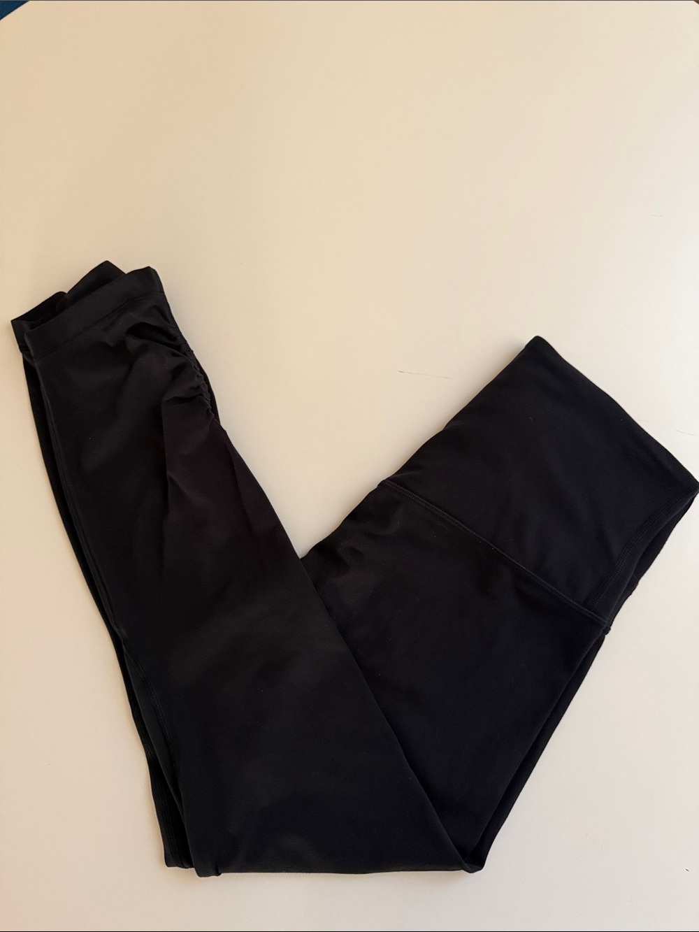 lululemon athletica Align Black High-Rise Leggings Twisted waist & Ruched ankles